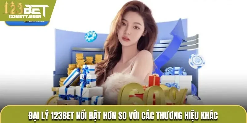 Đại lý 123Bet nổi bật hơn so với các thương hiệu khác 