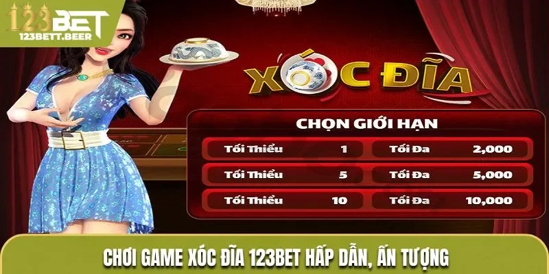 Chơi game Xóc Đĩa 123Bet hấp dẫn, ấn tượng